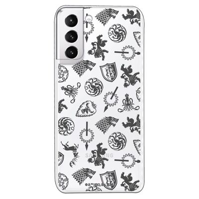 Samsung Galaxy S21 Plus - Custodia S30 Plus - GOT Pattern Houses Grey