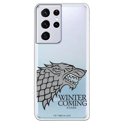 Samsung Galaxy S21 Ultra - S30 Ultra Case - GOT Winter is Coming Clear