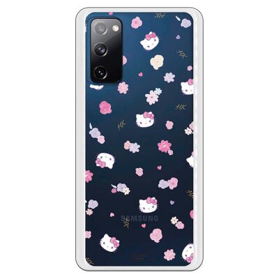 Samsung Galaxy S20FE - S20 Lite 5G Hülle - Hello Kitty Muster Blume