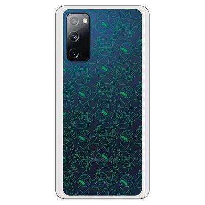 Samsung Galaxy S20FE - Coque S20 Lite 5G - Rick et Morty Visages Verts