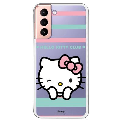 Coque Samsung Galaxy S21 - S30 - Clin d'oeil club Hello Kitty
