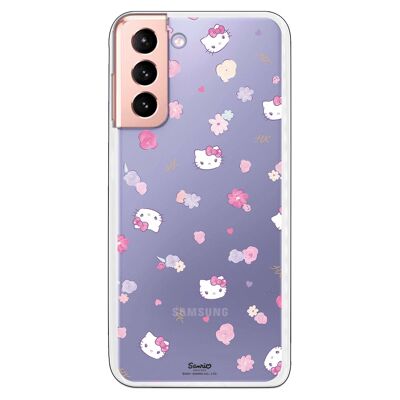 Carcasa Samsung Galaxy S21 - S30 - Hello Kitty Patron Flower