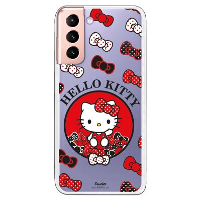 Samsung Galaxy S21 - S30 Hülle - Hello Kitty Bunte Schleifen