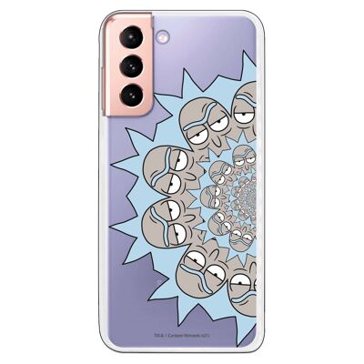 Custodia per Samsung Galaxy S21 - S30 - Rick e Morty Half Rick