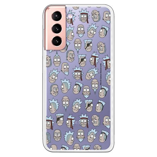 Carcasa Samsung Galaxy S21 - S30 - Rick y Morty Faces