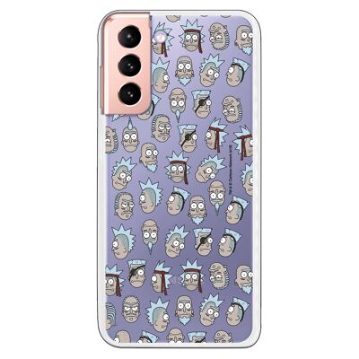 Samsung Galaxy S21 - S30 Hülle - Rick and Morty Faces