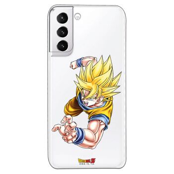 Coque Samsung Galaxy S21 Plus - S30 Plus - Spécial Dragon Ball Z Goku SS1 1
