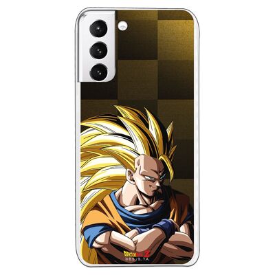 Carcasa Samsung Galaxy S21 Plus - S30 Plus - Dragon Ball Z Goku SS3 Fondo