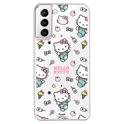 Carcasa Samsung Galaxy S21 Plus - Hello Kitty patron stickers