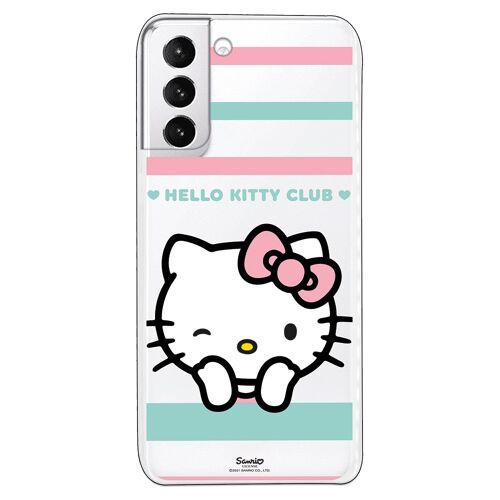Carcasa Samsung Galaxy S21 Plus - S30 Plus - Hello Kitty club guiño