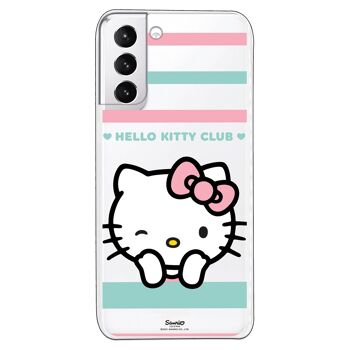Coque Samsung Galaxy S21 Plus - S30 Plus - Hello Kitty club clin d'oeil 1
