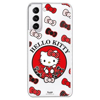 Coque Samsung Galaxy S21 Plus - S30 Plus - Nœuds Colorés Hello Kitty