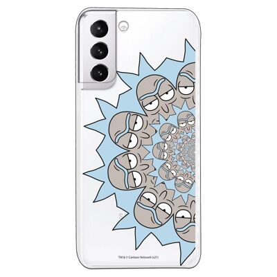 Samsung Galaxy S21 Plus - S30 Plus Hülle - Rick and Morty Half Rick
