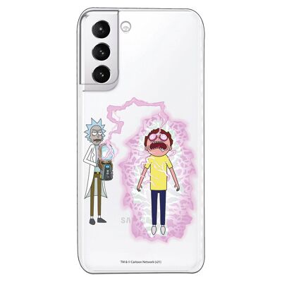 Samsung Galaxy S21 Plus - S30 Plus Hülle - Rick und Morty Lightning