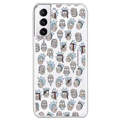 Samsung Galaxy S21 Plus - S30 Plus Hülle - Rick and Morty Faces