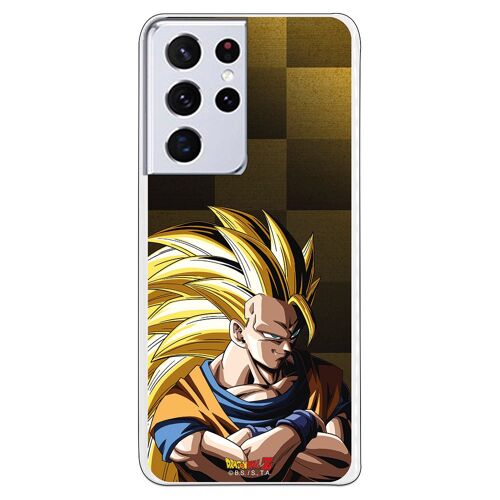 Carcasa Samsung Galaxy S21 Ultra - S30 Ultra - Dragon Ball Z Goku SS3 Fondo