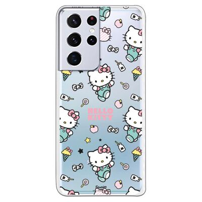Samsung Galaxy S21 Ultra Hülle - Hello Kitty Musteraufkleber