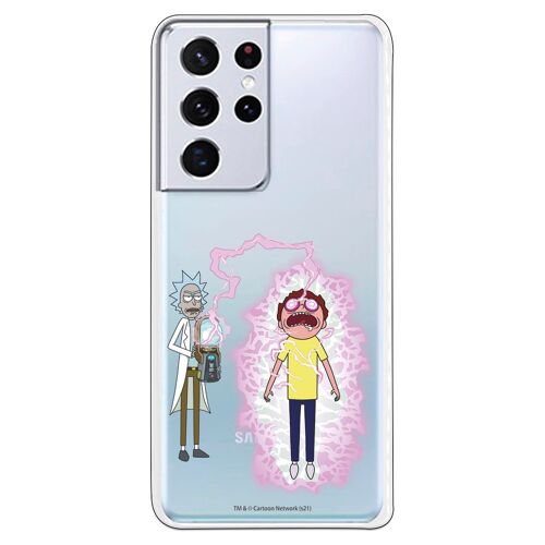 Carcasa Samsung Galaxy S21 Ultra - S30 Ultra - Rick y Morty Rayo