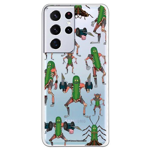 Carcasa Samsung Galaxy S21 Ultra - S30 Ultra - Rick y Morty Pickle Rick Animal