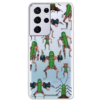Samsung Galaxy S21 Ultra - S30 Ultra Hülle - Rick and Morty Pickle Rick Animal