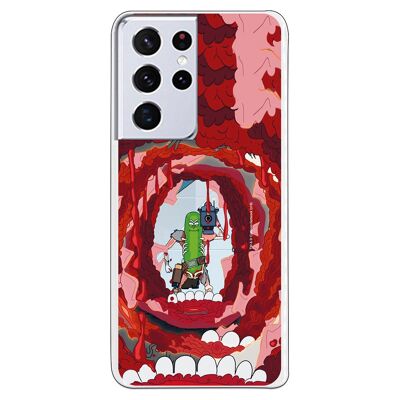 Samsung Galaxy S21 Ultra - S30 Ultra Hülle - Rick and Morty Pickle Rick