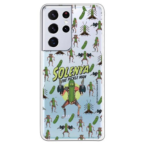 Carcasa Samsung Galaxy S21 Ultra - S30 Ultra - Rick y Morty Solenya Pickle Man