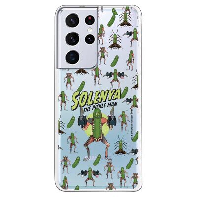 Samsung Galaxy S21 Ultra - S30 Ultra Hülle - Rick und Morty Solenya Pickle Man
