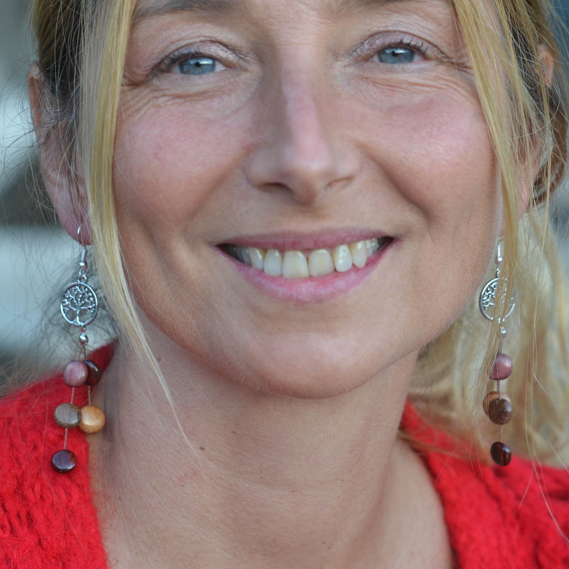 Lina Baum des Lebens Ohrringe aus Holz