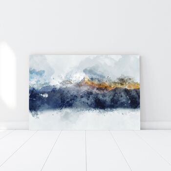 Mountain View - 5 panels: 40x98"(100x250cm) 6