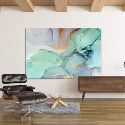 Pintura de oficina - 5 paneles: 24x60"(60x150cm)