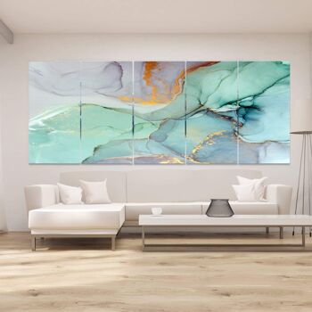 Office Painting - 5 panels: 24x60"(60x150cm) 4