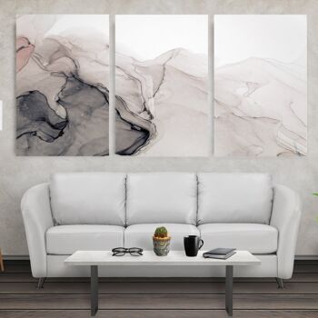 Dirty Marble Texture - 5 panels: 24x60"(60x150cm) 1