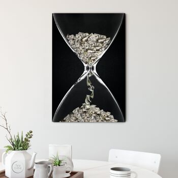 Money time - 12x16" (30x40cm) - Floating (Black) 2