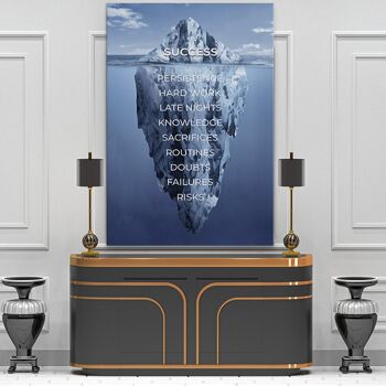 Iceberg Of Success - 16x24" (40x60cm) - Floating (Black) 2