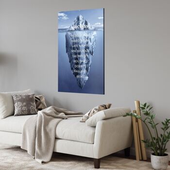 Iceberg Of Success - 40x60" (100x150cm) - No Frame 4