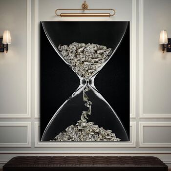 Money time - black version - 24x36" (60x90cm) - No Frame 1