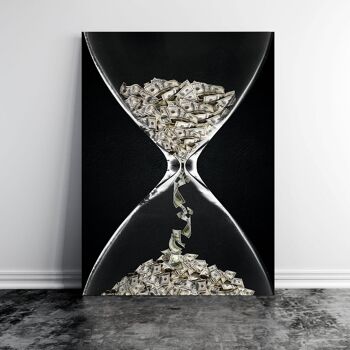 Money time - black version - 24x36" (60x90cm) - No Frame 5