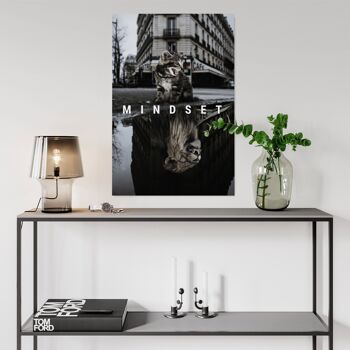 Mindset Reflection - 12x16" (30x40cm) - Floating (Black) 6