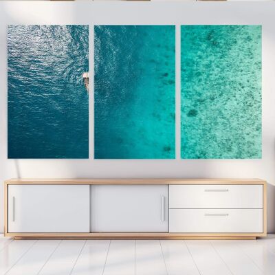 Ocean is yours - 3 panels: 24x36"(60x90cm)