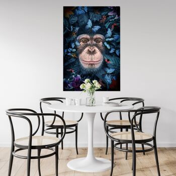 Tropical Chimpanzee - 16x24" (40x60cm) - No Frame 3