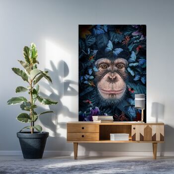 Tropical Chimpanzee - 16x24" (40x60cm) - No Frame 6