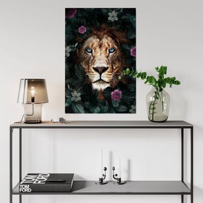 Hidden Lion - 16x24" (40x60cm) - No Frame