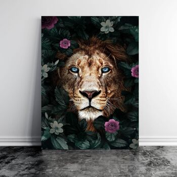 Hidden Lion - 40x60" (100x150cm) - No Frame 4