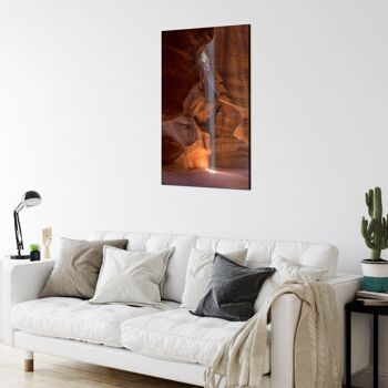 The Light Beam - 16x24" (40x60cm) - Floating (Black) 5