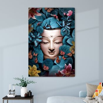 Tropical Buddha - 30x40" (75x100cm) - Floating (Black) 5