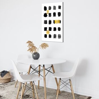 Golden Square - 16x24" (40x60cm) - Floating (Black) 4