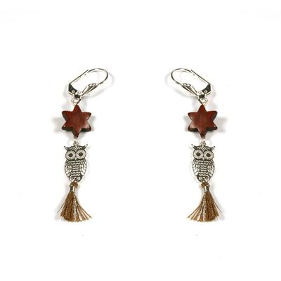 Boucles d'oreilles chouette Ella