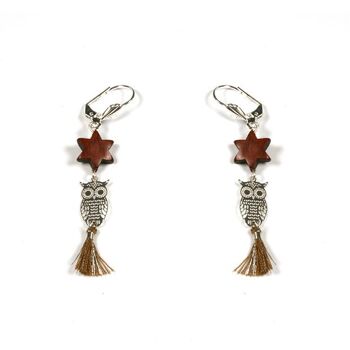 Boucles d'oreilles chouette Ella