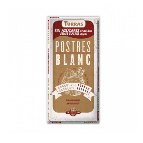 TORRAS, Tablette chocolat Blanc À Cuisinier