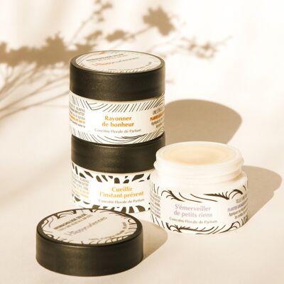 Valentine's Day box, collection of 3 organic solid perfumes
